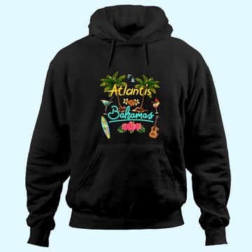 Discover Atlantis Bahamas Beach Summer Palm Hoodie
