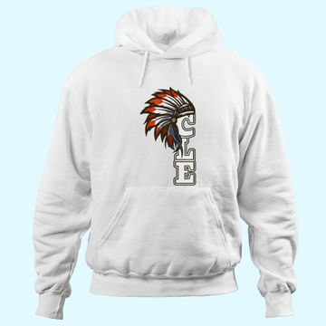 Discover CLE Cleveland Ohio Native American Indian Tribe Hoodie