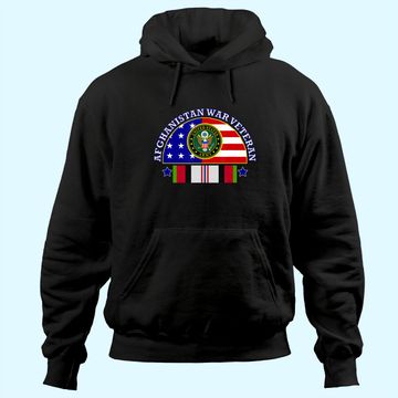 Discover Army Afghanistan War Veteran Patch Image Hoodie