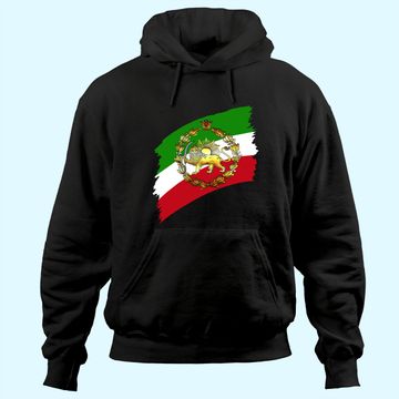 Discover Iran Flag With Lion And Crown Hoodie