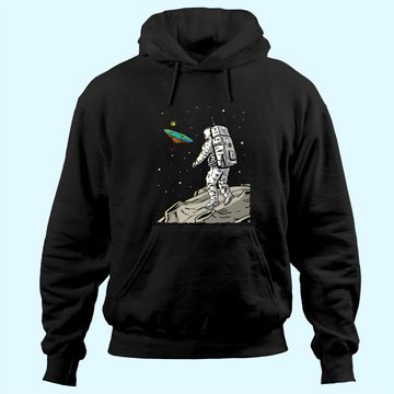 Discover Flat Earth Moon Landing Conspiracy Theory Anti Scientism Hoodie