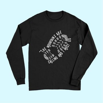 Discover National Park The Mountains are Calling Hiking Long Sleeves
