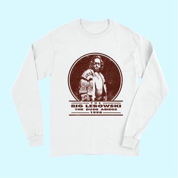 Discover The Big Lebowski Distressed Dude Abides Stamp Graphic Tee