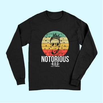 Discover Notorious RBG Ruth Bader Ginsburg Long Sleeves Political Feminist Long Sleeves