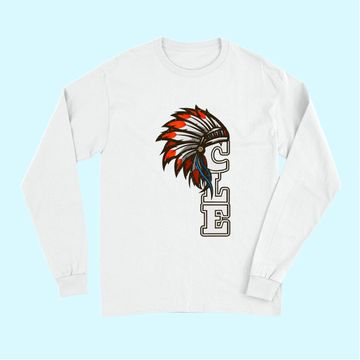 Discover CLE Cleveland Ohio Native American Indian Tribe Long Sleeves