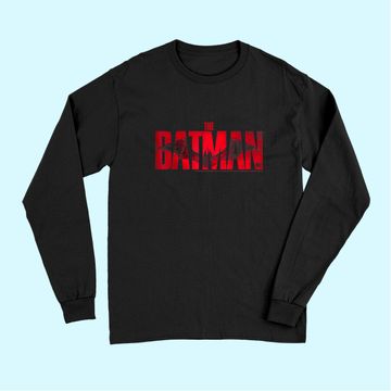 Discover DC Fandome The Batman Red Logo Long Sleeves