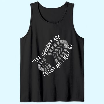 Discover National Park The Mountains are Calling Hiking Tank Top