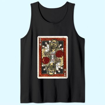 Discover The Big Lebowski The Dude Abides Playing Card Tank Top