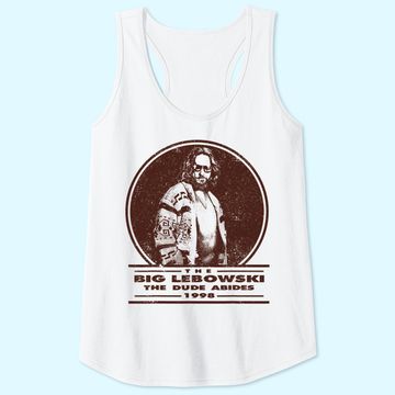 Discover The Big Lebowski Distressed Dude Abides Stamp Graphic Tee