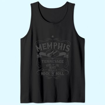 Discover Memphis Tennessee Blues Country Music Guitar Tank Top
