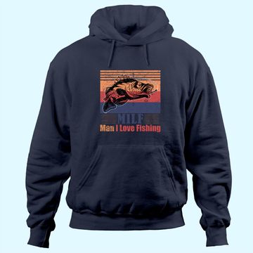 Discover MILF Man I Love Fishing Funny Retro Vintage Fish Essential Hoodie