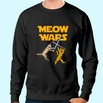 Discover Meow Wars -Cat Lover Gift Sweatshirt