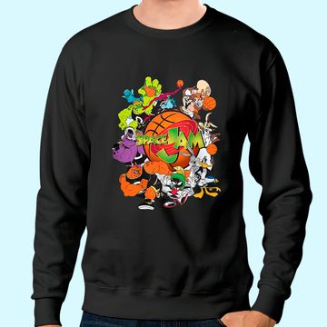 Discover Space Jam Tune Squad Marvin & Bugs Bunny Sweatshirt