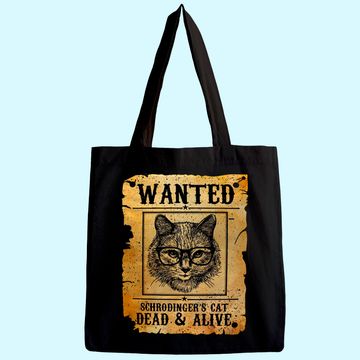 Discover Wanted Dead Or Alive Schrodinger's Cat Funny Classic Tote Bag