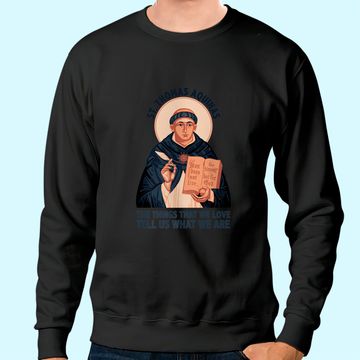 Discover St Thomas Aquinas Catholic Sweatshirt