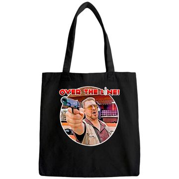 Discover The Big Lebowski Walter Sobchak Over The Line Unisex Tote Bag