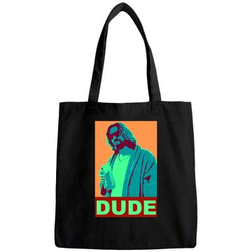 Discover The Big Lebowski Dude Propaganda Unisex Tote Bag