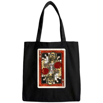 Discover The Big Lebowski The Dude Abides Playing Card Tote Bag