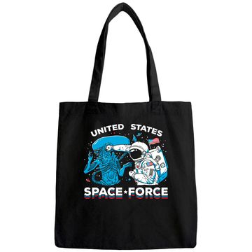 Discover U.S. Space Force | United States American Military Alien Fight Men Women Tote Bag