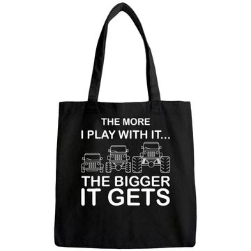 Discover Jeep DadThe More I Play With It The Bigger It Gets Tote Bag