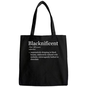Discover Blacknificent Magnificent Black Pride Melanin Tote Bag