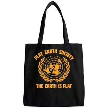 Discover Flath Earth Society The Earth Is Flat Anti Scientism Tote Bag