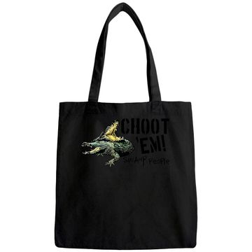 Discover Swamp People "Choot 'Em!" Tote Bag