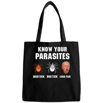 Discover Know Your Parasites Anti Joe Biden Tote Bag