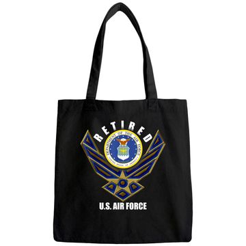 Discover Retired US Air Force Veteran Tote Bag Retirement Tote Bag