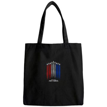 Discover Air Force US Veterans American Flag Tote Bag
