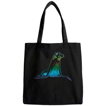 Discover Seal Ocean Animal Lover Sea Lion Tote Bag