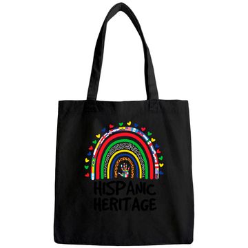 Discover National Hispanic Heritage month Rainbow All Countries Flags Tote Bag