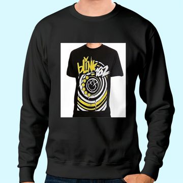 Discover Blink 182  Happy Face Sweatshirt