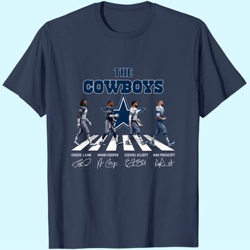Discover Dallas Cowboys Walking Road T-Shirt
