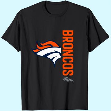 Discover New Era Men's Navy Denver Broncos Big & Tall 2-Hit T-Shirt