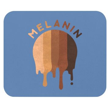 Discover Melanin Dripping Down Black Pride Proud Heritage Mouse Pad