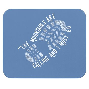 Discover National Park The Mountains Are Calling Hiking Mouse Pad