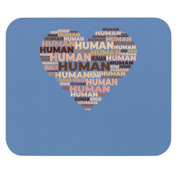 Discover Human Skin Tone Heart Anti-racist Mouse Pad