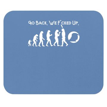 Discover Funny Anti Trump Mouse Pad - Go Back! Trump Evolution Tee