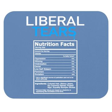 Discover Liberal Tears Anti Liberal Pro Trump Republican Gift Mouse Pad