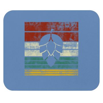 Discover Vintage Hop Leaf Mouse Pad Home Brewers & Lovers Of Hoppy Beer Mouse Pad