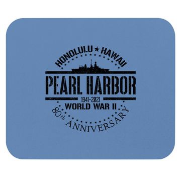 Discover Pearl Harbor 80th Anniversary 1941 World War 2 Veteran Mouse Pad