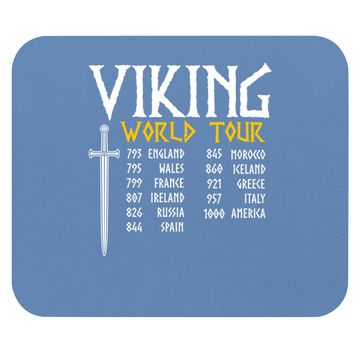 Discover Viking World Tour Mouse Pad
