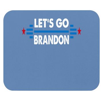 Discover Let's Go Brandon Conservative Anti Liberal Us Flag Mouse Pad