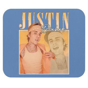 Discover Vintage Justin Bieber Homage Mouse Pad