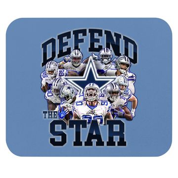 Discover Defend The Star Dallas Cowboys Mouse Pad