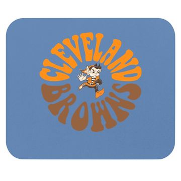 Discover Cleveland Browns Hippy Style Elf Mouse Pad