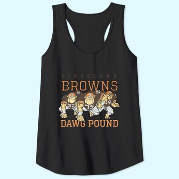 Discover Dawg Pound Retro Cleveland Browns Tank Tops