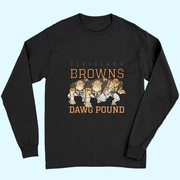 Discover Dawg Pound Retro Cleveland Browns Long Sleeves
