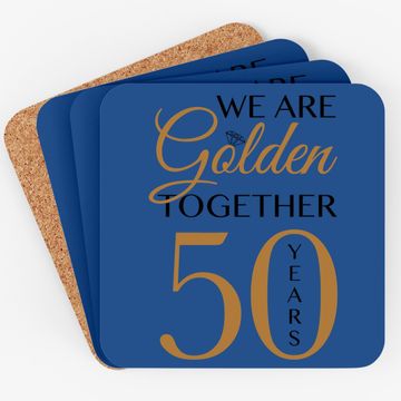 Discover Romantic Coaster For Couples - 50th Wedding Anniversary Coaster